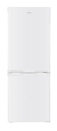 HYE Fridge Freezer - Medium Size Freestanding Fridge Freezer, 152.5cm Height, 55cm Width, 207 Litre Capacity, Suitable For Apartments & Families - RF01FF207W01