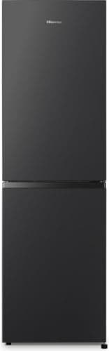 Hisense RB327N4ABD 50/50 Split 256 Litre 182cm High x 55cm Wide 3 Freezer Compartment Freestanding No Frost Fridge Freezer - Reversible Door - Wine Rack - Black - 2 Year Warranty