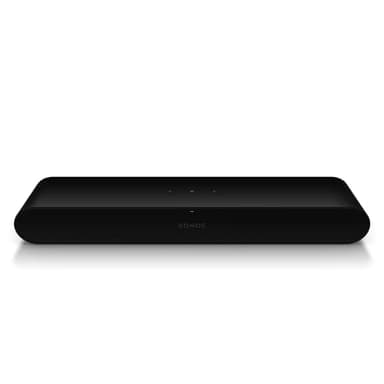 Sonos Ray Soundbar - All-in-one compact and sleek soundbar with Blockbuster sound for movies, gaming and wifi music streaming, compatible App and Apple AirPlay, in black
