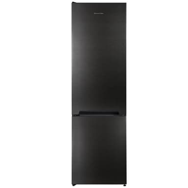 Russell Hobbs Fridge Freezer Freestanding Frost Free with Reversible Door, Adjustable Thermostat & Feet, 70/30 279L, 180cm High, LED Light, 2 Year Guarantee Dark Steel RH180FFFF551E1DS