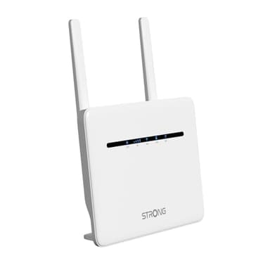 Strong 4G Router Dual Band AC1200 Mbps, 4G+ Cat6 up to 300Mbps, 4 Gigabit LAN/WAN Ports, Unlocked Router with SIM Slot, 2 External Antennas, Plug & Play, Secure Network