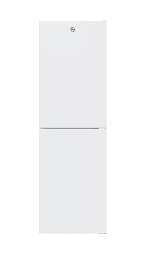 Hoover H-FRIDGE 300 Freestanding Fridge Freezer 50/50, 2 Doors, Low Frost Technology, E Class, 252L Total Capacity, Internal Display, Integrated Handle, White, 54.5x55x176 cm - HOCT3L517EWK-1