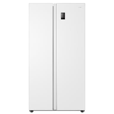 Teknix TX2SBS1791PW American Side by Side Door Fridge Freezer - 530L Capacity - Frost Free - Digital Controls - White, H177.5 x W91.0 x D65.0 (cm)