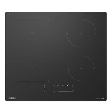 COVERCOOK Induction Hob, 59cm Electric Cooktop, Built-in Hot Plates with Bridge Zone, 7000W, 240V, Matte Glass, Scratch-resistant, Pause and Keep Warm Function