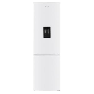 HYE Fridge Freezer - Medium Size 60/40 Freestanding Fridge Freezer 186cm Height, 60cm Width, 291 Litre Capacity, Total No Frost & Water Dispenser, Suitable For Families, White - RF01FF291W01