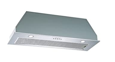 Cookology BUCH750SS/A+ Integrated Cooker Hood 75cm with 2 Spot Lights, 750mm Built-in Cupboard Canopy Cooker Hood Extractor Fan Kitchen- Stainless Steel