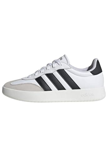 adidas Men's BARREDA Shoes, Cloud White/Core Black/Grey One, 9 UK
