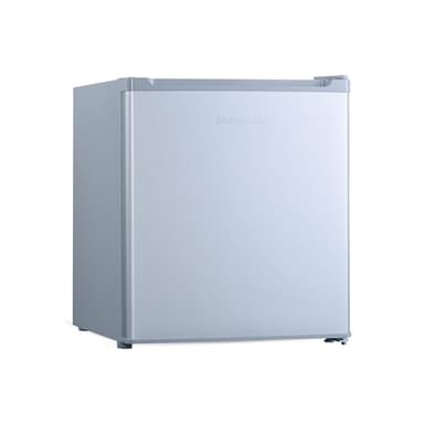 Cookology MFZ32SL Small Table Top Mini Freezer in Silver - 32 Litre Capacity - For Counter Tops - Adjustable Temperature Control & Legs - Removable Wire Shelf - 4 Star Freezer Rating