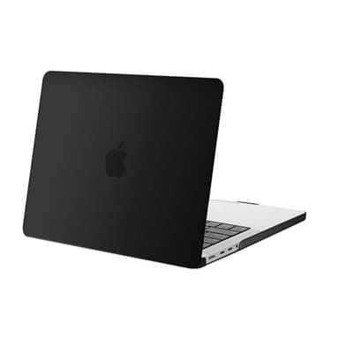 MOSISO Compatible with MacBook Pro 14 inch Case 2026 2025-2021 M5 M4 M3 M2 M1 A3434 A3112 A3185 A3401 A2918 A2992 A2779 A2442 Touch ID, Protective Plastic Hard Shell Cover, Black