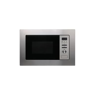 Cookology BM20LIX Built-in Integrated 20 Litre Microwave Oven, 24.5cm Turntable with Autocook Menu, Auto Defrost Function and a Child Lock - in Stainless Steel
