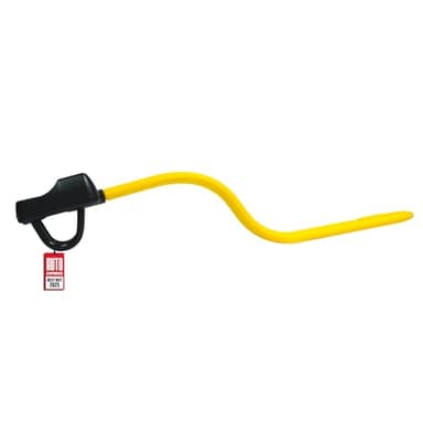 Stoplock Pro Elite Car Steering Wheel Lock HG 150-00 - Safe Secure Heavy Duty Anti-Theft Bar - Universal Fit - Includes 2 Keys and Carry Bag, Black/Yellow, 1 Unit