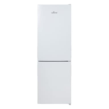 Willow WFF157W 157L Freestanding 70/30 Fridge Freezer with Adjustable Thermostat, Mark-Proof Finish, Low Frost, 2 Year Warranty - White