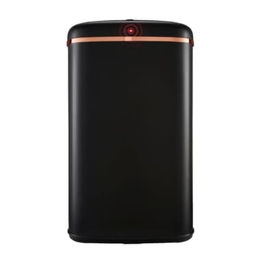 Tower T838010BLK Cavaletto Square Sensor Bin, 58L, Black and Rose Gold