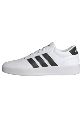 adidas Men's BREAKNET 3.0 Shoes, Cloud White/Core Black/Cloud White, 9.5 UK