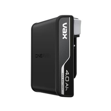 Vax Genuine ONEPWR 4.0Ah MAX Battery Replacement, 3 Year Warranty, Fits every ONEPWR product, BV29040V, Black