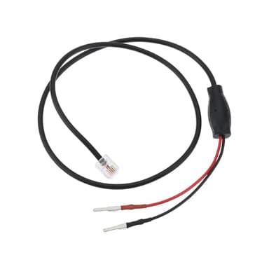 EMSea 1pc RJ11 Rearview Mirror Plug Cord Radar Detector Power Cable 60cm Compatible with Escort Compatible with Valentine One Compatible with Uniden RJ11 Radar Detector(Middle Pin)