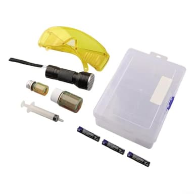 ReachMall AC Leak Detector Kit, Car Air Conditioner Leak Test Kit, UV Oil Dye Leak Detection Kit, Portable Flashlight Leak Detector