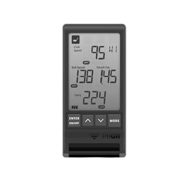 PRGR Portable Golf Launch Monitor - HS-130A - Black - Swing Speed Training & Tracking