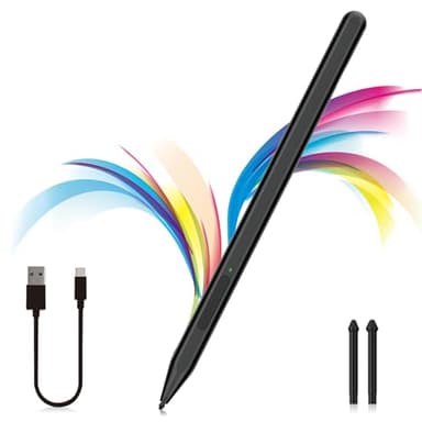 Stylus Pen for Microsoft Surface Pro 12/11/10/9/8/X/7+/6/5/4/3,Surface Go 4/3/2/1,Surface Laptop 1-6/Studio/Book 3/2/1 with Eraser Side Button,Palm Rejection,Tilt Function,1024 Pressure