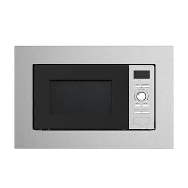 Cookology CBM20LSS Built-in Integrated Microwave Oven in Stainless Steel - 20 Litre Capacity - 25.5cm Turntable - 800W Power - 5 Power Levels - 8 Auto Cooking Programs - Defrost Function - Child Lock