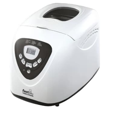 Morphy Richards Fastbake Breadmaker, 12 Programmes, 1.5lb, 2lb Loaf Sizes, 13 Hour Delay Timer, Keep Warm, 48281, White