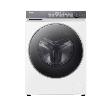 Haier X Series 7 Washing Machine, 10kg, 1400 rpm, A-30 percent Energy Class, Direct Motion Motor, Long Lasting Performance, 14 Programmes, White, 58x60x85 cm -HW100-B14367U-UK