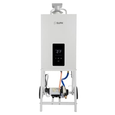 SUPA Heater – World’s Fastest Portable Heater for Hot Tub & Above Ground Pool Heater. for Domestic and Commercial Use. Digital Heating Control, Propane Fuelled to Deliver SUPA Fast Heat Up Times