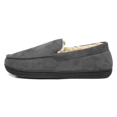 The Slipper Company Otis Mens Grey Moccasin - Size 9 UK - Grey