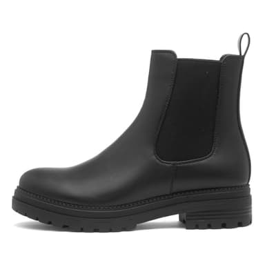 Lilley Womens Black Ankle Chelsea Boot - Size 7 UK - Black