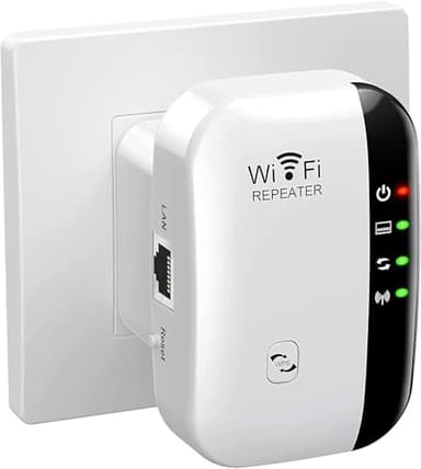 Wzcolit 2025 Newest WiFi Extender Booster,Home and Garden Wireless Signal WIFI Boosters,WiFi Repeater,Wireless Internet booster with Ethernet Port,Support AP/RP Mode,Compatible with UK plug White