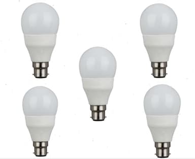 Traditional GLS Light Bulb 240V 100W B22D Bayonet Cap White LED Warm White - 5 Pack