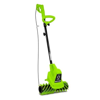 GreenSweep Reviver - Artificial Grass/Turf Power Brush for cleaning Artifical Grass - Lightweight & Compact