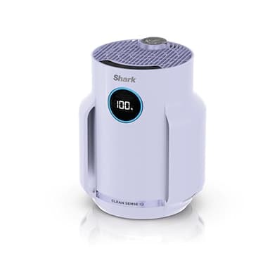 Shark NeverChange5 Air Purifier for Home, Bedroom, Office, Room Coverage 23sqm, 5-Year HEPA Filter Traps 99.97% of Allergens including Dust, Pollen, Pet Dander, Quiet, LED Display, Lilac HP072UKPL