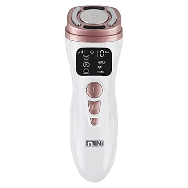 Hifu Machine for Face Portable Antiaging Mini Hifu Face Device Heated Up Pro 3 in 1 With HIFU RF EMS Facial Machine Women Neck Chin Eyes