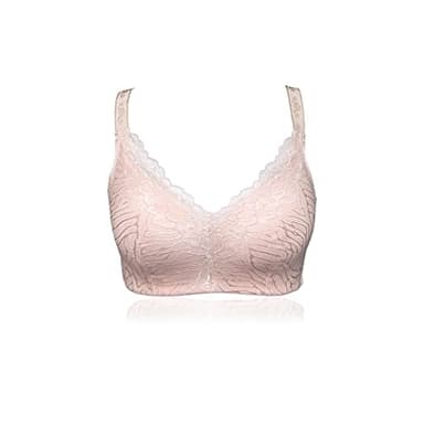 Sendyou Pocketed Mastectomy Bra for Women Breast Prosthesis Inserts Forms SY66 (Pink, 40C)