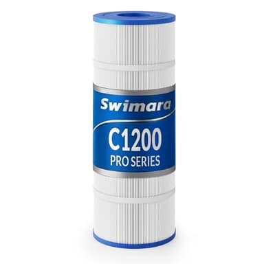 Swimara Pool Filter Cartridge Compatible with Hayward Star-Clear Plus C1200, CX1200RE, Replacement for Pleatco PA120, Unicel C-8412, 120 Sq.Ft High-Efficiency Filter Media