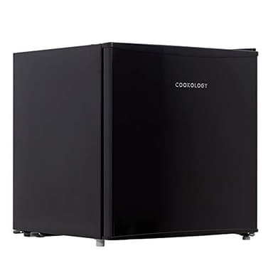 Cookology MFZ32BK Small Table Top Mini Freezer in Black - 31 Litre Capacity - For Counter Tops - Adjustable Temperature Control & Legs - Removable Wire Shelf - 4 Star Freezer Rating