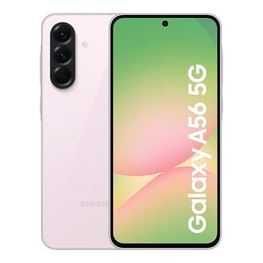 Samsung Galaxy A56 5G Smartphone, Awesome Intelligence, 8GB RAM, 256GB Memory Storage, 50MP Camera, Awesome Pink, 3 Year Samsung Extended Warranty (UK Version)