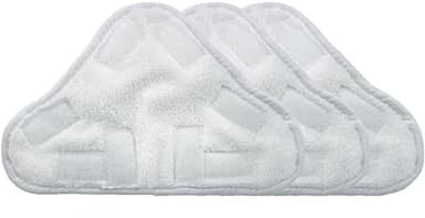 MEETOZ 3pcs Replacement Pads Compatible For H2O H20 X5 Steam Mop Cleaner Floor Washable Microfibre Pads