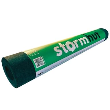 STORMHUT Heavy Duty Shed Felt Roofing Roll 10m x 1m – Green Mineral Roofing Felt – Waterproof Shed Roof Covering – 25 Galvanised Clout Nails Included