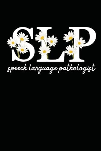 SLP Speech Language Pathologist Daisy Flower: 6 x 9 Blank Lined Notebook Journal - SLP Gifts, Speech Language Pathologist Gift For Office Coworkers, Employees, Team, Adults, Boss
