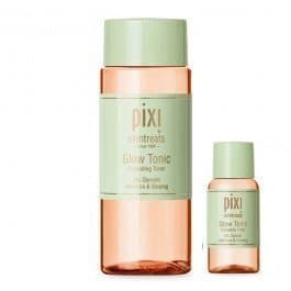 Pixi Glow Tonic With Aloe Vera and Ginseng - 100ml and 15ml Travel Size Mini Toner