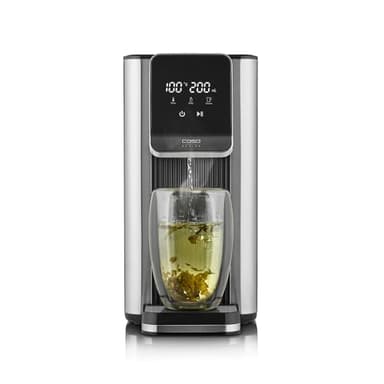 CASO Hot 6 Advanced Turbo Hot Water Dispenser, Water Heater with 13 Temperatures 40-100°C, 2.5L Tank, Hot Water in Seconds, One Cup Kettle Alternative, Uses 50% Less Energy than Kettles, Water Filter