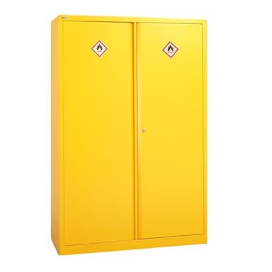 BiGDUG Hazardous Substance Storage Cabinet - Metal COSHH Cupboard, HSE Safety Cabinet - 3 Shelf 1800h x 915w x 460d mm