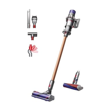 Dyson Cyclone V10 Absolute cordless vacuum cleaner, 150 AW, 60min runtime, Hair de-tangling (Nickel/Copper)