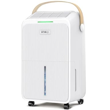 Dehumidifier, 16L/Day, Quiet Dehumidifiers for Home, Low Energy Consumption, 3L Large Water Tank, Laundry Mode, Sleep Mode, Real-Time Humidity Indicator Light, For Laundry Room, Bedroom, Basement