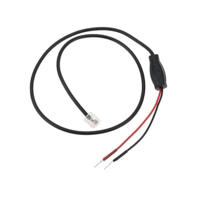 EMSea 1pc RJ11 Rearview Mirror Plug Cord Radar Detector Power Cable 60cm Compatible with Escort Compatible with Valentine One Compatible with Uniden RJ11 Radar Detector(Small Pin)