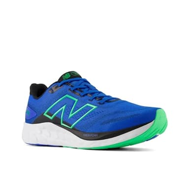 New Balance Men's Fresh Foam 680 V8 Running Shoes, Blue Oasis Lime Leaf Black, 10.5 UK