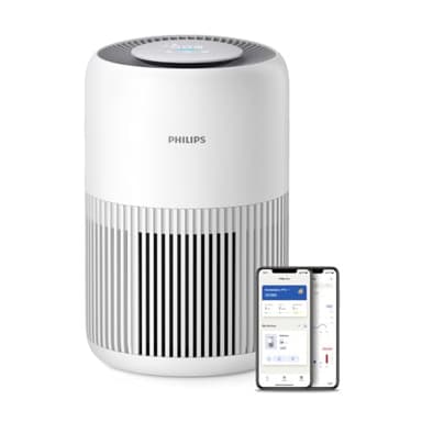 Philips Air Purifier 900 Series, HEPA NanoProtect + Active Carbon Filter, CADR 250m³/h for 65m² Allergy sufferers, Quiet, Intelligent and Energy efficient (AC0950/10)