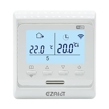 EZAIoT Smart Thermostat- For Gas/Combi Boilers - Wall Mounted WiFi Temperature Controller - Programmable Room Thermostat - Floor Heating - Alexa and Google Assistant Voice Control
